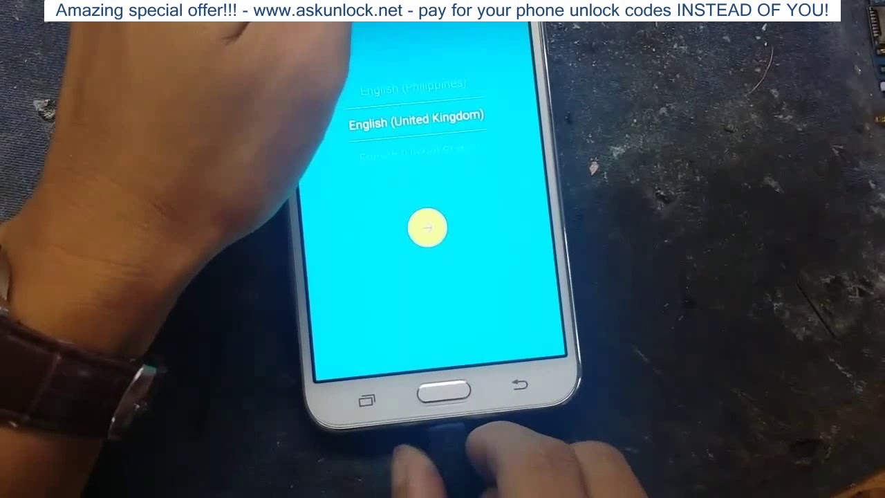 Bypass Google Account Samsung Galaxy J7 ( J700H ) with OTG ...