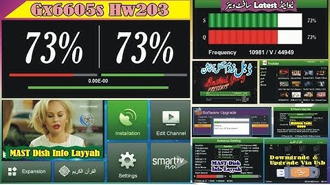 Gx6605s New Software 2025 | Double Zoom Signal, IPTV, YouTube Fine Working &  F1F2 Remote