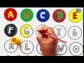 ABC Alfabet || Learning &amp; Colouring || With Rayms ||#abcarthubsikhoorsikhao #kidslearning #abcrheyms