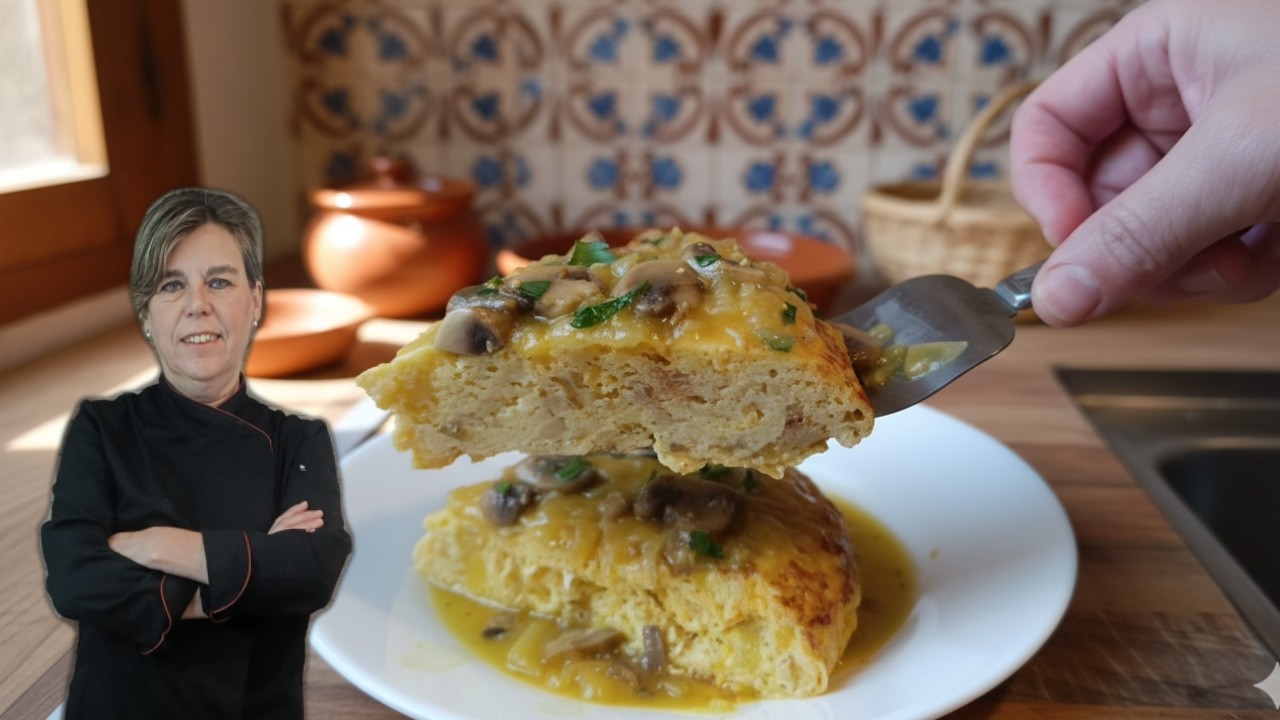 ¡Descubre la Tortilla de Patatas en Caldo! 🥔🔥 Queda Esponjosa