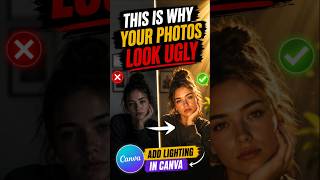INSANE LIGHTING HACK IN CANVA #canva #canvatutorial #hacks