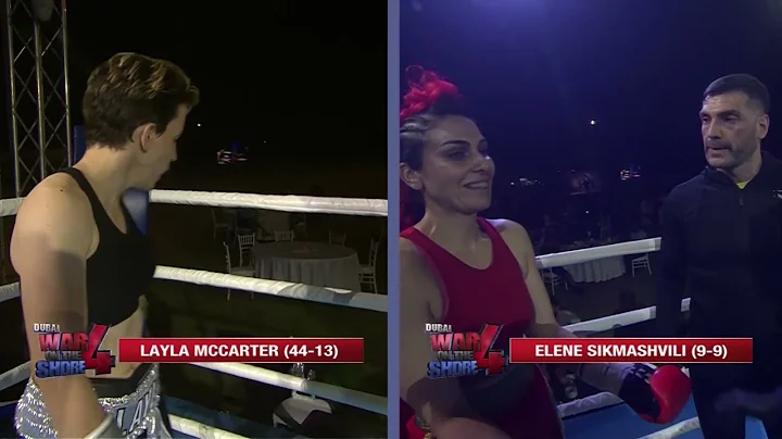 LAYLA McCARTER  vs SIKMASHVILI FULL FIGHT FROM DUBAI
