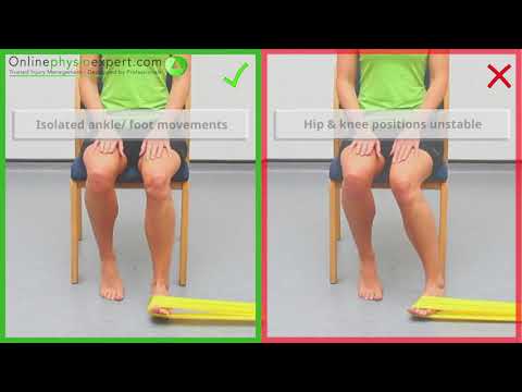 Ankle inversion strength resistance band L