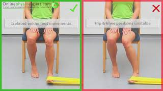 Ankle inversion strength resistance band L