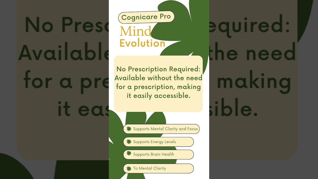 CogniCare Pro: No Prescription Needed for a Clear Mindset
