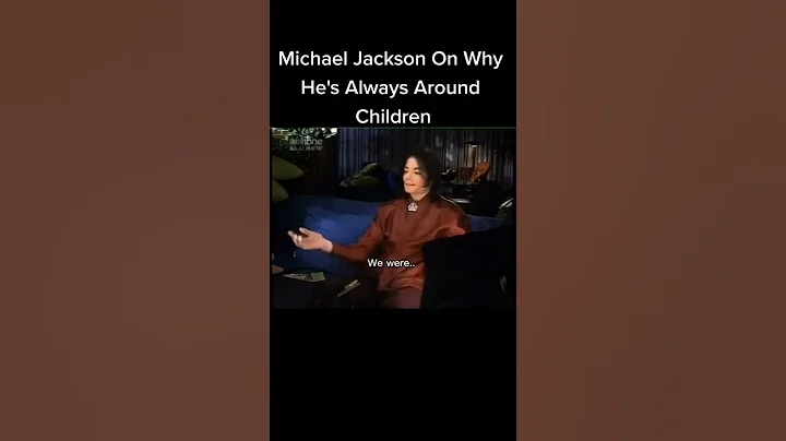 Michael Jackson On Why He's Always Around Children Tiktok i_llove_you_more #Shorts