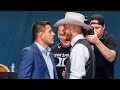 UFC 'Go Big' Press Conference Staredowns