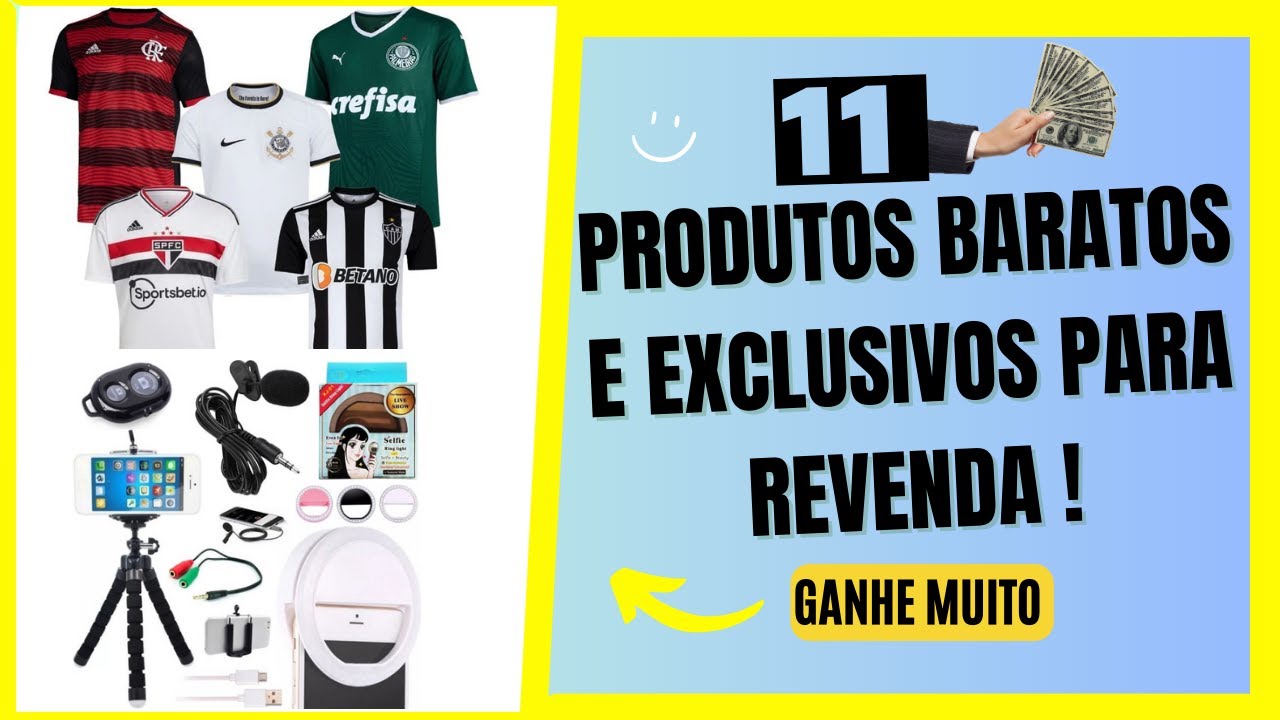 Revenda com sucesso Top 11 Produtos Baratos e Lucrativos - YouTube