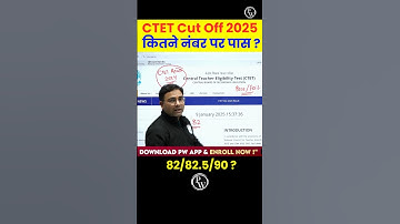 CTET Cut Off Marks 2024 | CTET Qualifying Marks 2025 #Shorts #CTET