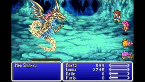 FF5(GBA)-Neo Shinryu(No Berserk/Dragon Lances)