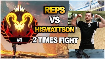 TSM REPS team vs Hiswattson ( RANK 3 ) team in ranked - 2 GAMES FIGHTED 2 TIMES | ( apex legends )