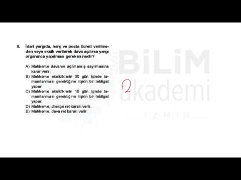 Türkiye Geneli Deneme Sınavı 02 - Kpss-A (ALAN) - Hukuk Soru Çözümü