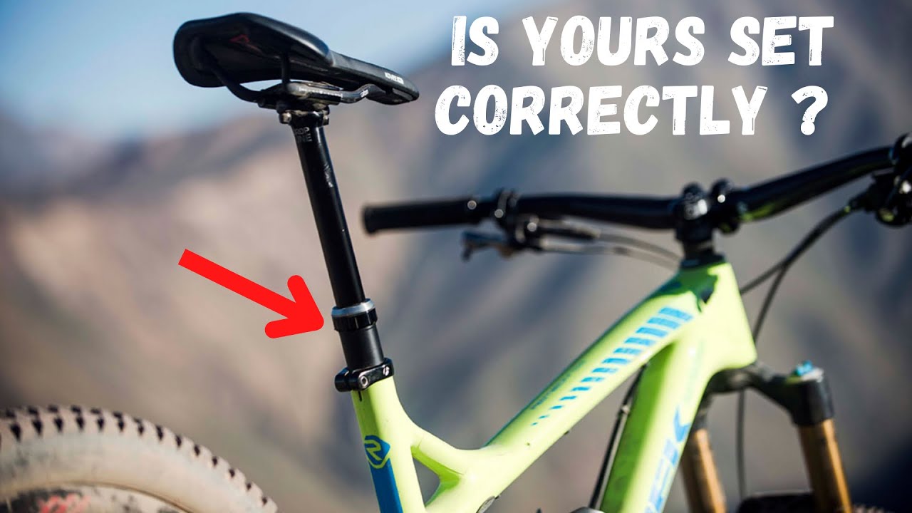 How to Set Your Saddle Height With A Dropper Post