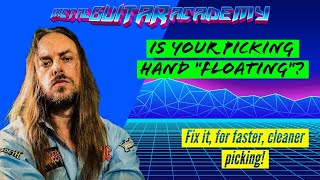 Guitar Pick "Floating"? (Beginners beware!)