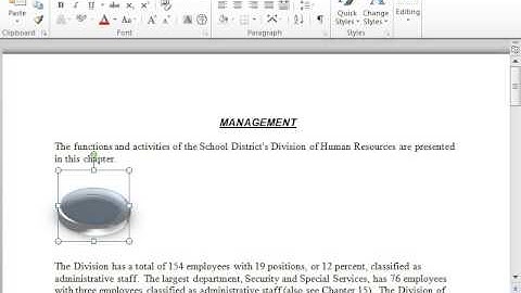 Add a 3-D Effect to a Drawing Object - Word 2010