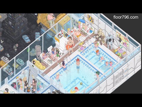 Floor796 - Drawing Process of Swimming Pool
