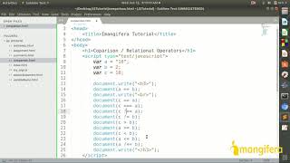 JavaScript Tutorials   Lesson 8 Comparison   Relational Operators sa JavaScript
