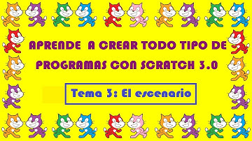El Escenario en Scratch