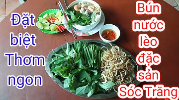 Bún nước lèo/đặc sản Sóc Trăng/món ngon miền tây