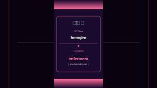 Learn Español 🇪🇸 | Meslekler in 60s [Music + Rhythm] #Meslekler #Shorts