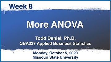 More One-Way ANOVA in Business Statistics, Interpreting Post-Hoc