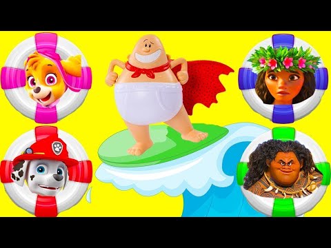 El Capitán Calzoncillos debe salvar a Moana de Disney! | El Show de Ellie Sparkles
