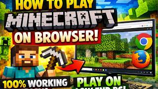 How To Play Minecraft On Browser | 100% Working Trick | Play Minecraft On Low End PC |