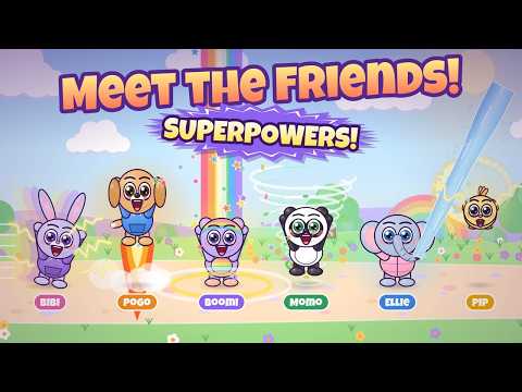 Meet the Friends! Superpower Song for Kids ⚡🌈 | Animal Friends Sing-Along
