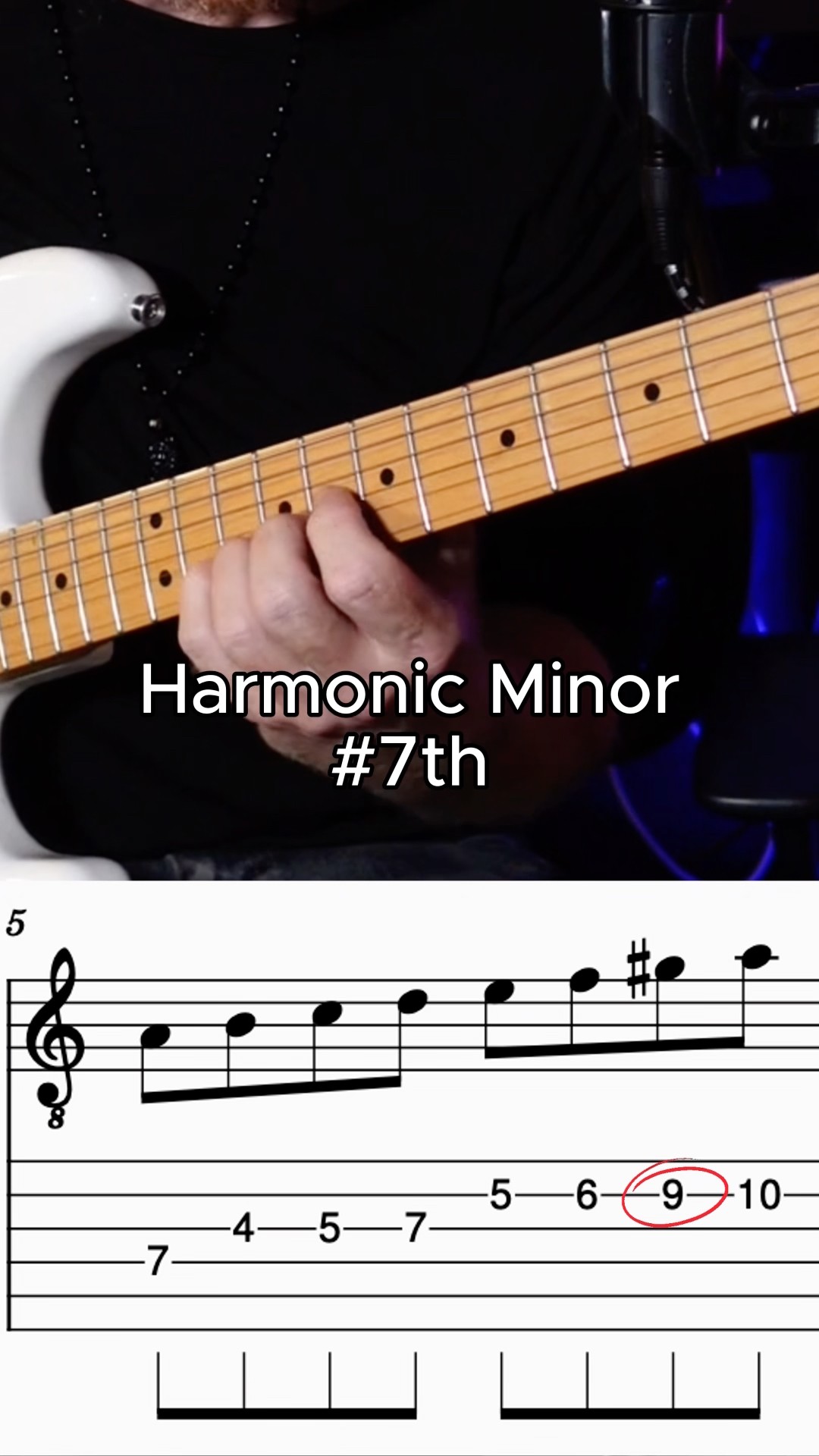 Short lesson on harmonic minor tension