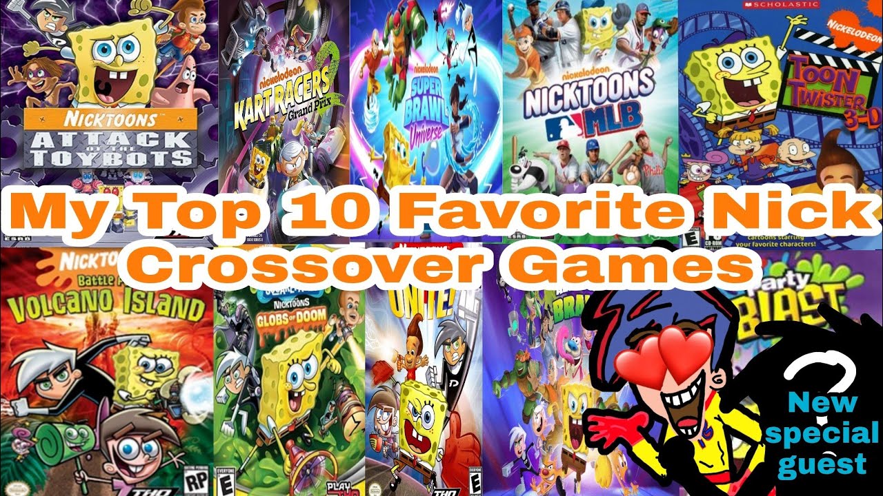 My Top 10 Favorite Nick Crossover Games YouTube