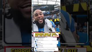 Chargers Took It Late… And You Can Feel It 😮‍🔥 #chargers #nfl #americanfootball #shorts