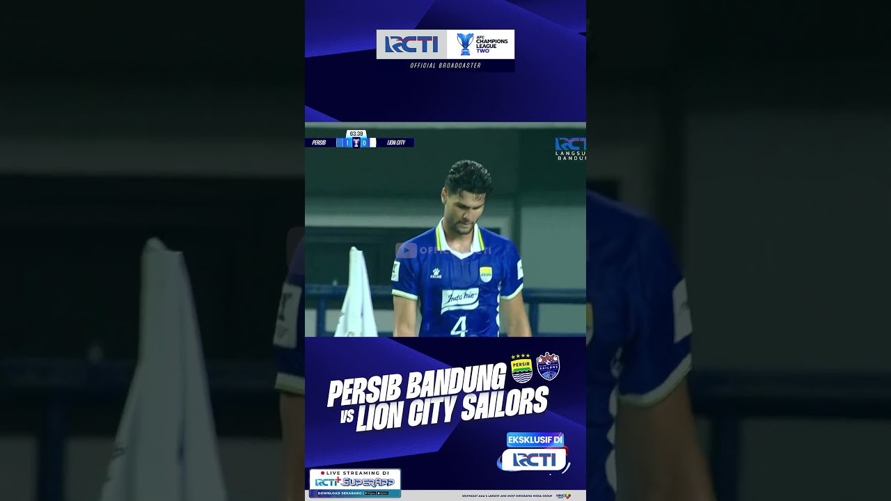 aksi defender Julio Cesar bek Persib | AFC Champions League Two Lion City vs Persib