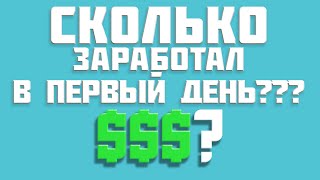 Мой заработок за первый день после подключения монетизации?