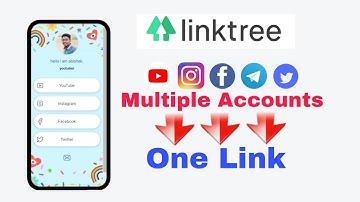 Make only One link for your Multiple accounts for instagram bio | linktree