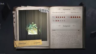 Ghost Seal - Identity V Cryptic Notes Time Raiders Item