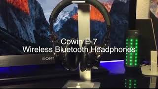 COWIN E7 Active Noise Cancelling Headphones with Comfortable Protein Earpads