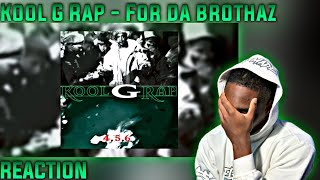 Legend Kool G Rap  For Da Brothaz Reaction