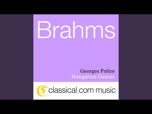 Brahms - Danse hongroise n°21 : Orch Symph Radio Stuttgart / G.Prêtre