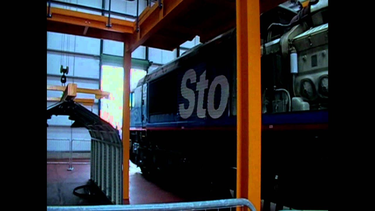 Inside The Engine Room Of Stobart Rails 66411 - Crewe Gresty Bridge
