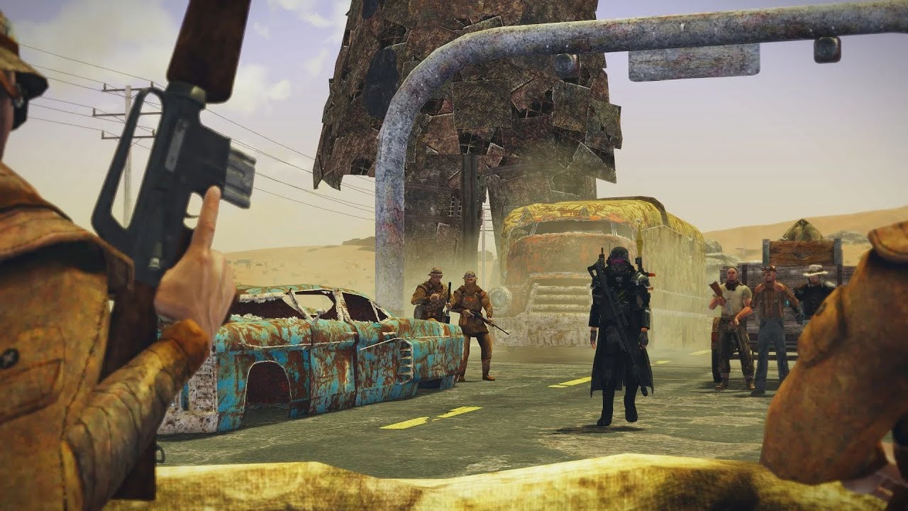 Fallout: New Vegas - HARD - Part 4 - Mojave Outpost - NCR Rangers (no ...