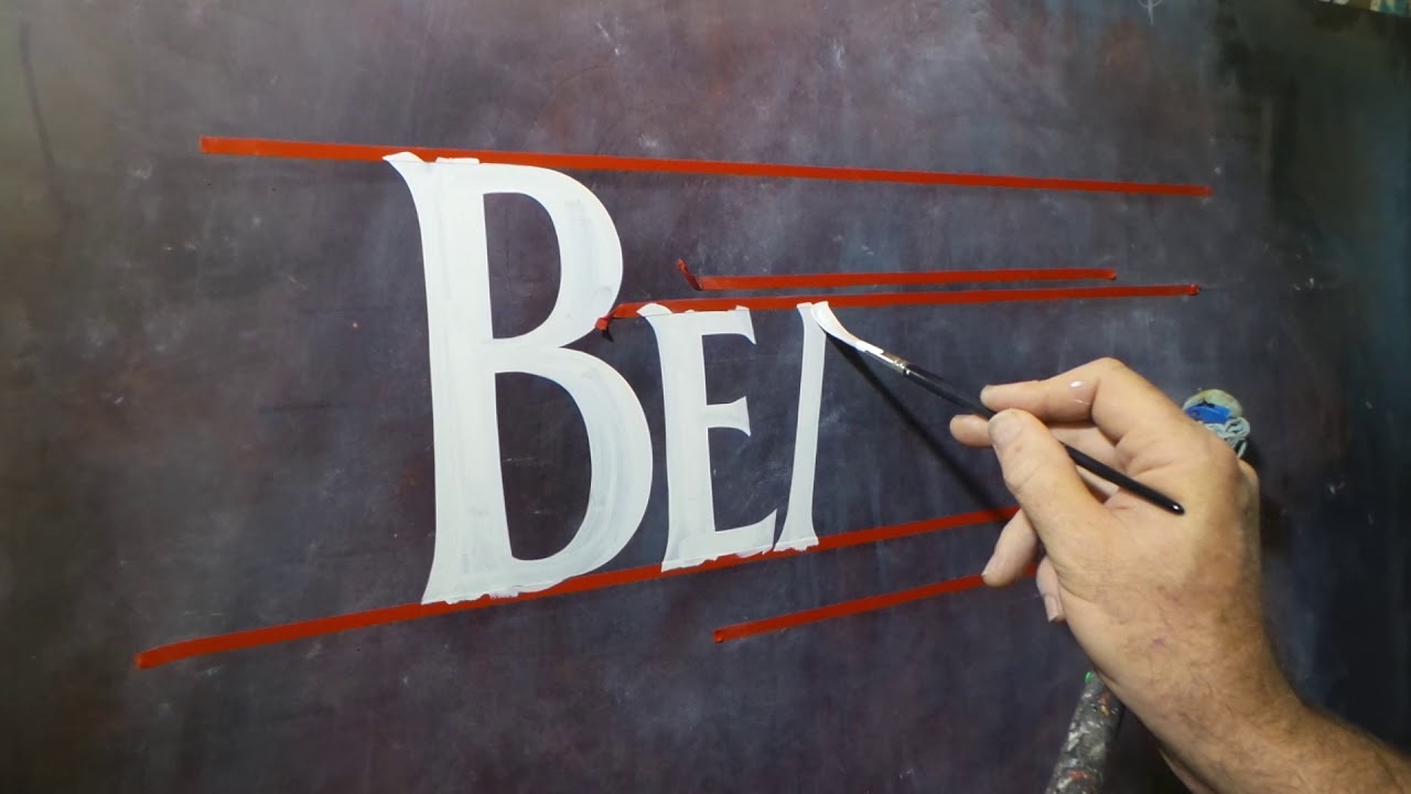 New Writing The Beatles logo unsketched