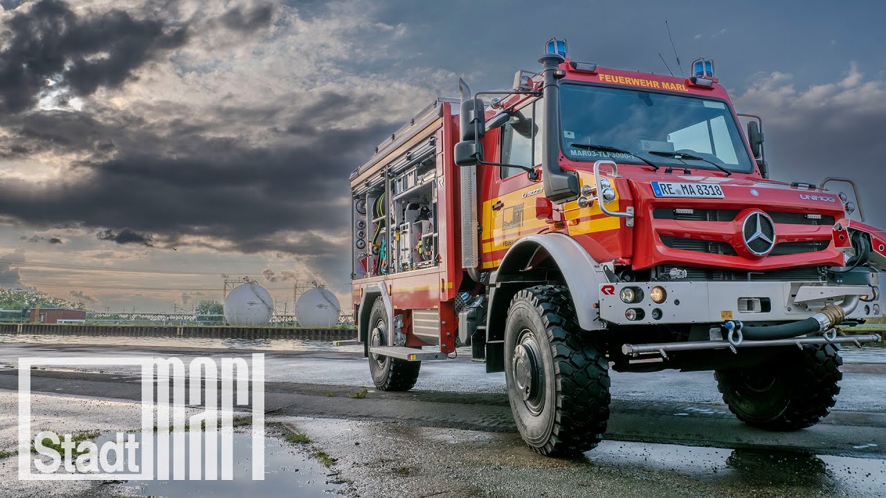 Neues Tanklöschfahrzeug ist spezialisiert auf Waldbrände: das TLF-3000 || Stadt Marl