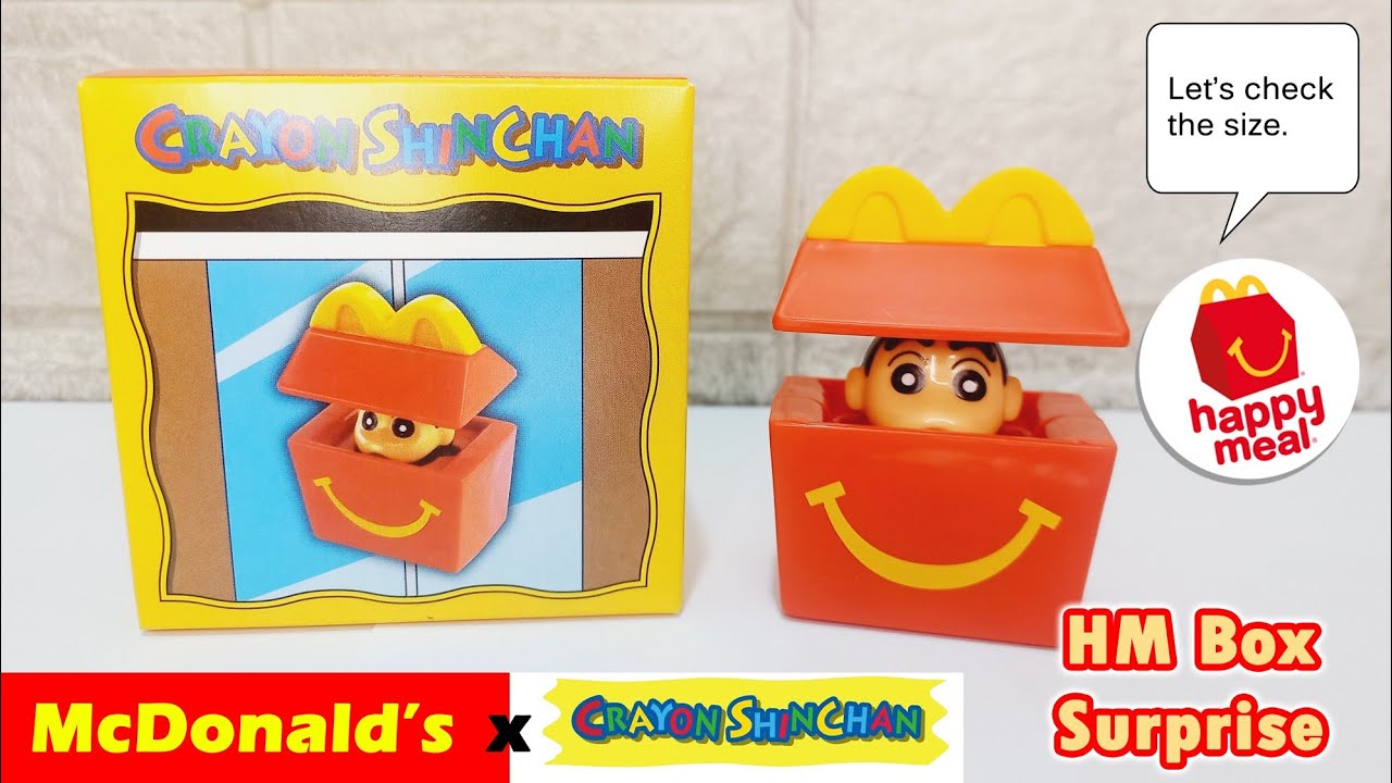 Unboxing | McDonald's Happy Meal x Crayon Shinchan - HM Box Surprise 