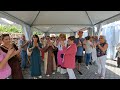 Cancin homenaje a juann en petn durante la inauguracin de su plaza
