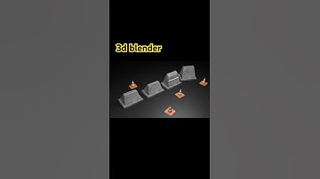 Game assets : traffic cone & concrete barrier #blender  #3d