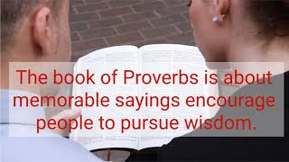 Who wrote the Book of Proverbs and when? Information