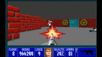 Wolfenstein 3D: Ultimate Challenge (Custom Level Mod) - Episode 1 Floor 8