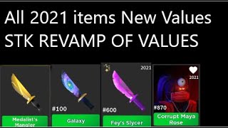 New 2021 Values STK REVAMP|| survive the killer roblox