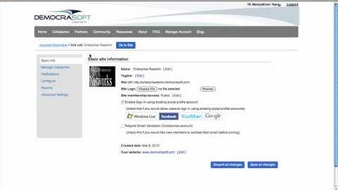 How do I add, edit or delete categories?