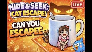 Hide & Seek and Cat Escape Game Livestream by SERPENT COIL GAMER screenshot 4